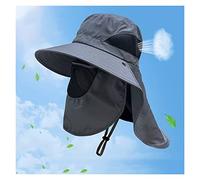 YXWYXWA Sunscreen Hat Summer Outdoor Men's Big Eaves Fishing Sunshade Face Mask Women's Sun Hat