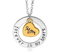 YXWYXWA Ti Amo per Sempre nel Mio Cuore papà Mamma Figlia Sorella Zia Collana Catena Creativa Donna Accessori per Gioielli Accessori