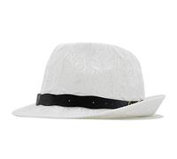 YXWYXWA Uomini scavati Vintage Panama Hat Men Cotton Fedora Male Sun Hat Women Summer Beach Hat Chapeau