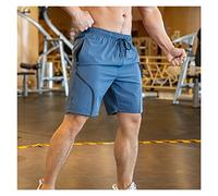 YXWYXWA Uomo Shorts Shorts Gym Fitness Fitness Pants Short Basketball Sportsweas Sliose Plus Size Zip Tasca
