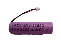 YXXM Batteria ricaricabile da 3,7 V 2600 mAh 9,62 Wh con connettore XH2.54/2P per giocattoli elettronici fai da te, prodotti, luci, dispositivi Bluetooth