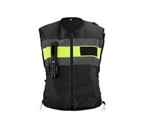 YXYECEIPENO Gilet Moto Con Airbag Meccanico - Attivazione in 0,2 Secondi, Tessuto 500D Resistente E Traspirante - Catarifrangente per Sport Equestri