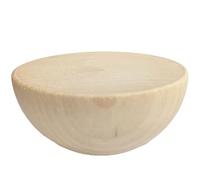 YXYFA Perline di Legno for Artigianato, OD 45-80MM Emisfero Palline di Legno for Artigianato, Palline di Legno for Artigianato 1 pz(80mm)