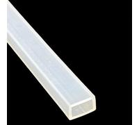 YXYFA Striscia di Tenuta Protettiva for Tubo Quadrato in Silicone da 35X25mm 16X16mm, Lunghezza 1M, Striscia di Gomma for Tubo Cavo, Manicotto Rettangolare(35x25mm)