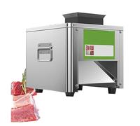 YXYLJOZ Affettatrice elettrica Professionale da 850 W, capacità di Taglio, sminuzzamento e Taglio a cubetti di Carne da 150 kg/h con Lame da 2,5/3,5/5/7/10/15/21 mm per Cucina. (7mm)