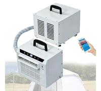 YXYLJOZ Condizionatore d;Aria Split System da 3000 BTU, 1300 W, con Controllo Touch/Telecomando/WiFi, nessun Montaggio richiesto, per casa, Ufficio, Campeggio, Tubo di Collegamento (2M)