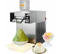 YXYLJOZ Fabbricatore di Ghiaccio Commerciale, Rasoio Intelligente, Frullatore per Smoothie con Spessore Regolabile per Cocktail da Bar e Bevande al Latte (120KG)