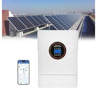 YXYLJOZ Inverter Solare 48V a 110V, 220V, Inverter Ibrido off-Grid, Inverter a Onda Sinusoidale Pura per Batteria al Piombo e al Litio 48V 110V