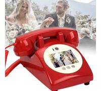 YXYLJOZ Libro degli Ospiti Audio e Video per Matrimoni, Libro degli Ospiti Audio e Video HD per Telefono, Libro degli Ospiti Audio con Registrazione Creativa per Matrimoni, Addio al Nubilato (Red)