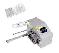 YXYLJOZ Macchina Automatica per imballaggio con Cuscini d;Aria, Display Digitale, 200 W, velocità Regolabile Fino a 16 m/min, Macchina Portatile per imballaggio con pluriball, 220 V (White)