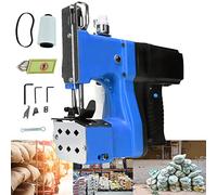 YXYLJOZ Macchina elettrica per la Chiusura del Sacchetto, per l'industria Chimica e Tessile per la casa, sigillatrice per Cucire Industriale, 2600 Punti/Minuto (Blue)