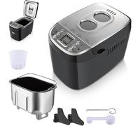 YXYLJOZ Macchina per Il Pane programmabile con teglia in Ceramica, Automatica per Pane Senza glutine, a lievitazione Naturale, impasti e Yogurt: Perfetta per Gli Appassionati