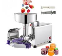 YXYLJOZ Macchina per setacciare pomodori Commerciale, setaccio per Alimenti in Acciaio Inossidabile e Produttore di Salse, pressa per la Preparazione di Salse per Conserve di Puree di Pomodoro (110v)