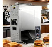 YXYLJOZ Macchina Professionale per Hamburger, tostapane Elettrico Verticale Automatico a Catena, con Controllo della Temperatura (50-300 °C), Doppia Fila di importazione e Regolazione