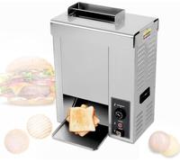 YXYLJOZ Macchina Professionale per panini da Hamburger, tostapane Elettrico Verticale da 2000 W con Temperatura Regolabile da 50 a 300 °C, tostapane Automatico a Nastro per panini