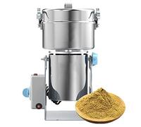 YXYLJOZ Macina Cereali Elettrica, Macinacaffè ad Alta velocità, Macinino per Erbe e Spezie, Macchina per Polveri in Acciaio Inox, per Uso Domestico e Commerciale, Grande capacità