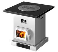 YXYLJOZ Stufa a Legna per Interni per Riscaldamento e Cucina, Grande Stufa a Legna con Finestra panoramica, Stufa da Campeggio Multifunzione a Risparmio energetico per casa e Esterni