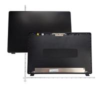 YXYOZMD Nuova Cover Posteriore/Anteriore/Cerniere per LCD per Laptop per Acer Aspire 3 A315-42 A315-42G A315-54K A315-54 N19C1 15,6 Pollici LCD Top Case(Black)