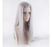 YXZCOS Parrucca 【Final Fantasy: Sephiroth】 Parrucca Cosplay Pizzetto Capelli Sintetici Carnevale Halloween Parrucche Festa Donna/Uomo Toup Parrucchieri