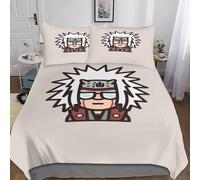 YXZIEOLFB Avatar di Naruto Set Di Biancheria Da Letto Con Stampa Di 3D, Copripiumino Con Cerniera, Incluso Copripiumino E Federe, Biancheria Da Letto Per Ragazzi E Ragazze King（220x240cm）
