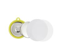 YXZKJZJ 100 Pezzi di Portachiavi, Spille, a Bottone, a Doppia Faccia, Fai da Te, Rotonde, Forniture for la Realizzazione Parti per Feste, Eventi Sportivi(32mm)