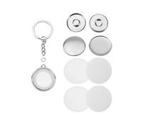 YXZKJZJ 100 Pezzi/Set di Parti for Portachiavi bifacciali for Macchine for Badge, Spille Rotonde, Forniture for la Realizzazione coperture per Feste, Eventi Sportivi(58mm)