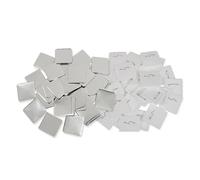 YXZKJZJ 50x50mm 100Set Parti di consumo for la creazione Badge Quadrati for Bottoni da 50mm Fai Te Spille per Feste, Eventi Sportivi