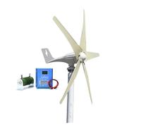 YXZKJZJ Kit generatore a turbina Orizzontale da 3000 W Generatore di energia eolica a Basso Rumore 12V/24V/48V con Controller per casa, Fattoria, Illuminazione Stradale, Barche(Model2,24V_3000W)
