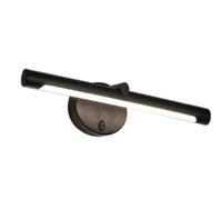 YXZKJZJ Lampada da parete a LED for bagno con interruttore touch, lampada a specchio da 46 cm for camera da letto Decorazioni per la casa(Cool White,Black 46cm)