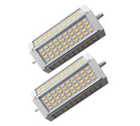 YXZKJZJ Lampadina LED R7S 40W a mais con doppia estremità orizzontale PL Light con 80 perline 3000K 4000K 6000K per interni ed esterni(Warm White)