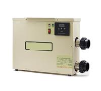 YXZKJZJ Riscaldatore for Piscina da 18 kW con termostato for Piscine, vasche idromassaggio, vasche da Bagno, Piscine interrate e Spa Fuori Terra. Riscaldamento efficiente(9KW 220)