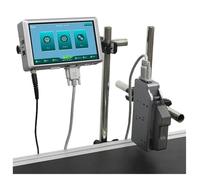 YXZKJZJ Stampante a getto d'inchiostro online, codice QR, codice a barre, numero di serie, data di scadenza, etichettatrice Asciugatura rapida per etichettatura e codifica(12.7mm-1nozzl)