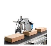 YXZKJZJ Stampante a getto d'inchiostro online senza schermo a testa singola da 12,7/25,4 mm for macchina da stampa automatica di data/codice QR Grande Compattezza(One 12.7 head 2 ink)