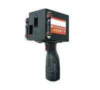 YXZKJZJ Stampante a getto d'inchiostro portatile E50 da 50,8 mm con 2 ugelli for data, immagine, codice a barre QR, logo, data di scadenza Asciugatura rapida per etichettatura e codifica(With 2 ink)