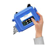 YXZKJZJ Stampante a getto d'inchiostro termica portatile da 12,7 mm, codice a barre QR,immagine, logo, data, etichetta Asciugatura rapida per etichettatura e codifica(With 2 ink)