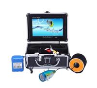 YXZKJZJ Telecamera Subacquea a Colori for la Pesca, fishfinder, Telecamera for Visione Notturna ad Alta Definizione a 1200 Linee, 1000 LED a infrarossi, Impermeabile Vista Chiara(12 Infrared Lights)