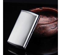 YXZN Portasigarette in Metallo Custodia in Acciaio Inossidabile Resistente agli Urti E Resistente agli Urti,Capacity12,90X55X20MM