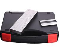 YXZQLOZ Calibro di finezza dell'acciaio inossidabile della singola scanalatura, tipo calibro di finezza del raschietto dell'acciaio inossidabile, per le industrie quali la plastica, l'inchiostro, la