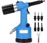 YXZQLOZ Kit per utensile Pneumatico per Rivetti Pesanti, Pistola Automatica per rivettatura Facile con 6 ugelli e Tensione di Lavoro di 19,1 KN