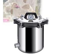 YXZQLOZ Sterilizzatore Portatile per Autoclave a Vapore con valvola di sgonfiaggio e valvola di Sicurezza, sterilizzatore a Vapore ad Alta Pressione Anti-bruciatura (24l)