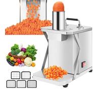YXZYFPP Tritaverdure Elettrico, tritaverdure e affettatrice Professionale da 200 W, tagliatutto Automatico per cipolle e Patate, Robot da Cucina per Frutta e Verdura, con Lame