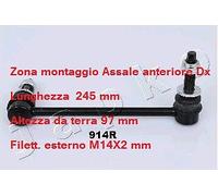YY ASTA TIRANTE BARRA STABILIZZATRICE ANT. DX CHRYSLER 300 C JAPKO 106914R