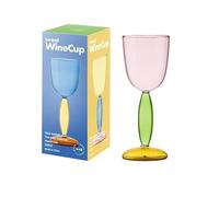 YY Bicchieri da cocktail bordolesi, 260 ml, calici colorati in rosa cipria, giallo girasole e verde salvia, parigini, senza piombo (rosa)