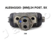 YY CILINDRETTO FRENO POST. SX PER MITSUBISHI L 200 2.0/2.4/2.5D-TD JAPKO 67528