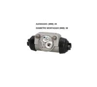 YY CILINDRETTO FRENO RUOTA POST. LAND ROVER 88/109 2.3 D JAPKO 65L02 243302