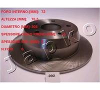 YY DISCO FRENO POST. JEEP CHEROKEE - JEEP GRAND CHEROKEE II JAPKO 61992 52140135