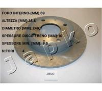 YY DISCO FRENO POST. SMART FORFOUR - MITSUBISHI COLT VI JAPKO 61M00 OE M4605A076