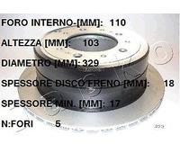 YY DISCO FRENO POST. TOYOTA LAND CRUISER 100 4.2 TD - 4.7 - LEXUS LX JAPKO 61223