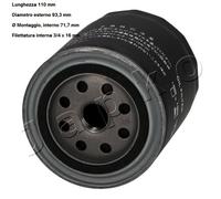 YY FILTRO OLIO PER LAND ROVER JAPKO 10L02 OE ERR3340