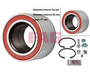 YY KIT CUSCINETTO RUOTA ANT. AUDI 50 VW POLO DERBY FAG 713610130 OE 871498625A